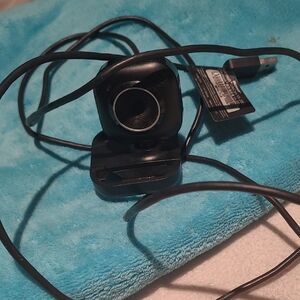 Black USB Clip-On Webcam — Simple Plug-and-Play Computer Camera